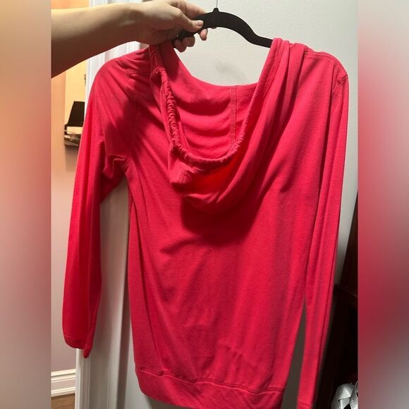 Pink Long Sleeve Active Hoodie - Picture 4 of 7